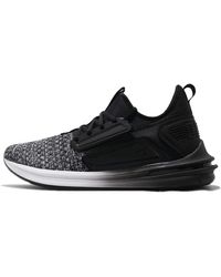 PUMA - Ignite Limitless Sr Escape Mid Lace Up S Running Trainers 191143 01 Black - Lyst