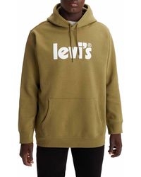 Levi's - Big & Tall Graphic Hoodie Hombre Martini Olive - Lyst