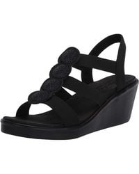 skechers white wedge sandals