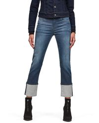 G-Star RAW Jeans Noxer Straight para Mujer - Azul