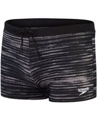 Speedo - S Valm Swim Shorts Black/grey 34 - Lyst