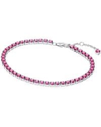 PANDORA - Tennisarmband Voor Roze Zilver 591469c04 - Lyst