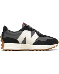 New Balance - Sneaker 327 Black / Moonbeam - Lyst