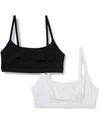 Amazon Essentials - Bralette redondo de punto de algodón sin cierre Mujer - Lyst