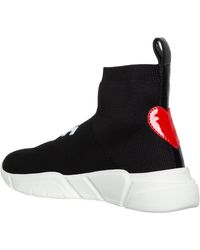 Love Moschino - Sneakers Alte Donna Black 38 EU - Lyst