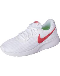 Nike - Tanjun Trainers Shoes Coral White Dj6257 - Lyst