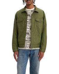 Levi's - Relaxed Fit Padded Truck Jas - Lyst