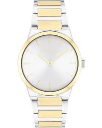 Calvin Klein - Montre À Mouvement Quartz Deux Aiguilles pour Collection CK Linear Elegance avec Bracelet en Acier Inoxydable - Lyst