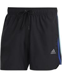 adidas - Very Short Length Retro Split Swim Shorts Costume da - Lyst