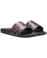 HUGO - Italian-Made Slides With Split-Logo Uppers - Lyst