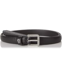 Calvin Klein CK Essential Belt 1.5cm Cintura - Nero