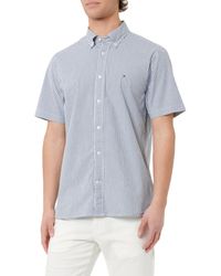 Tommy Hilfiger - WCC Flex Poplin STP RF Shirt S/S Mw0Mw29207 Popelin Camiseta - Lyst