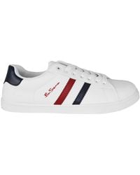 Ben Sherman - Gerson Lace-up White Synthetic S Trainers Ben3423_white - Lyst