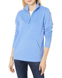 Amazon Essentials - Long-sleeve Fleece Quarter-zip Top - Lyst