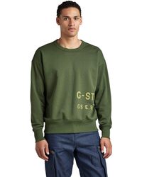 G-Star RAW - Multi Graphic Oversized Sweatshirt - Lyst