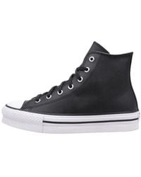 Converse - Chuck Taylor All Star EASY-ON SNAKE Sneaker Nera da Donna A02485C - Lyst