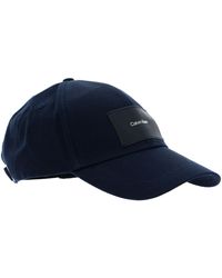 Calvin Klein - CK Patch Baseball Cap CK Navy - Lyst