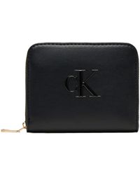 Calvin Klein - Raised CK Medium Zip Around Lv04f1026g - Lyst