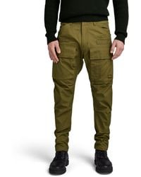 G-Star RAW - 3D Regular Tapered Cargo Pants Donna ,Verde scuro - Lyst