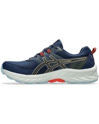 Asics - Gel Venture 9 S Trail Running Shoes Road Navy/grey 10.5 - Lyst