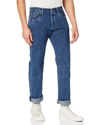 Levi's - 501 Original Fit Big & Tall Jeans Medium Indigo Worn - Lyst