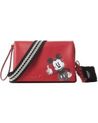 Desigual - Mickey Mouse 21waxpa0 Shoulder Bag Red - Lyst