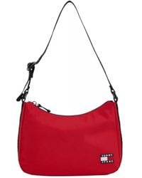 Tommy Hilfiger - Handtasche Tasche Henkeltasche TJW Ess Daily Shoulder Bag Rot - Lyst