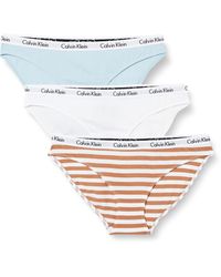 Calvin Klein - Calvin Klein 3er-Pack Slips Bikini Form 3 PK mit Stretch - Lyst