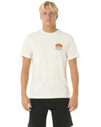 Rip Curl - Maglietta da uomo Keep On Trucking Top Bone - Lyst