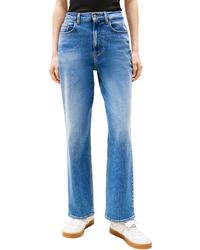 Tommy Hilfiger - S Layla Hr Slim Bi0134 Dw0dw20644 Straight - Lyst