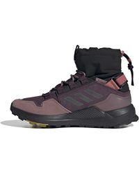 adidas - Terrex Hikster Mid Cold.rdy Hiking Shoes S Boots Sm/core Black/wonder Oxide 7.5 - Lyst