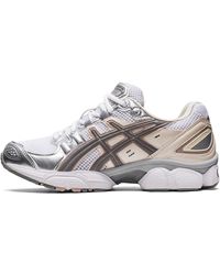Asics - S Gel Nimbus 9 Road Running Shoes Trainers White/oatmeal 9.5 - Lyst