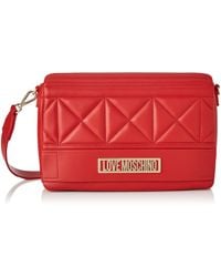 Love Moschino - Borsa Soft Pu Rosso Umhngetasche - Lyst