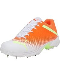 PUMA - S Spike 22.2 Cricket Shoes Spikes White/yellow 11 - Lyst