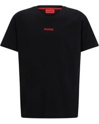 HUGO - Linked T-shirt - Lyst