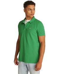 Tommy Hilfiger - Maglietta Polo Uomo iche Corte Slim Placket Slim Fit - Lyst