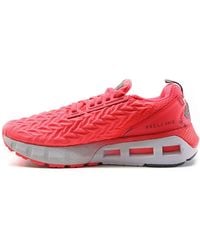 Under Armour - S Hovr Mega 2 Clone Synthetic Textile Pink White Trainers 6.5 Uk - Lyst