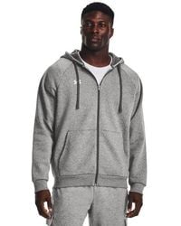 Under Armour - Rival Fleece Fz Hoodie, - Lyst