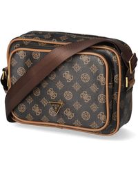 Guess - Sac à bandoulière pour homme bandoulière en cuir noir - Lyst