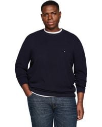 Tommy Hilfiger - Bt-essential Structure Crew Neck Mw0mw37930 Pullover Sweater - Lyst