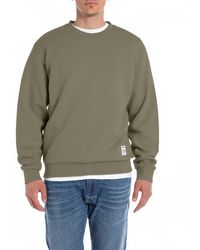 Replay - Sweatshirt aus Baumwolle - Lyst