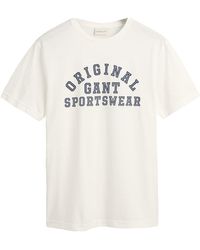 GANT - ORIGINAL Graphic SS T-Shirt - Lyst