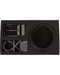 Calvin Klein - Set Regalo Uomo Cintura con Due Fibbie - Lyst