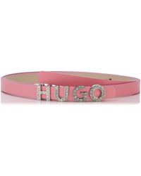 HUGO - BOSS WOMEN Belts Light/Pastel Pink680 - Lyst
