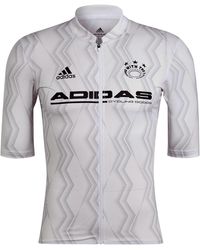adidas - Cycling The Jersey Q3 M Jersey Rad Trikot T-Shirt weiß HA0421 XL - Lyst