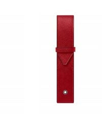 Montblanc - Sartorial Etui Voor 1 Schrijfinstrument Van Leer In De Kleur Rood - Lyst