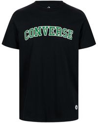 Converse - T-Shirt da Uomo Retro Chuck Nera Taglia M Codice 10027043-A01 - Lyst