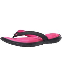 women 27s under armor flip flops