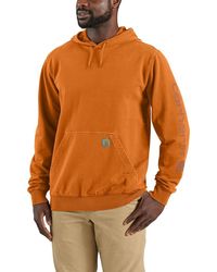 Carhartt - Relaxed Fit Midweight Garment Dyed French Terry Graphic Sweatshirt - Lyst