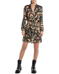 Replay - Kleid Lang All Over Print - Lyst